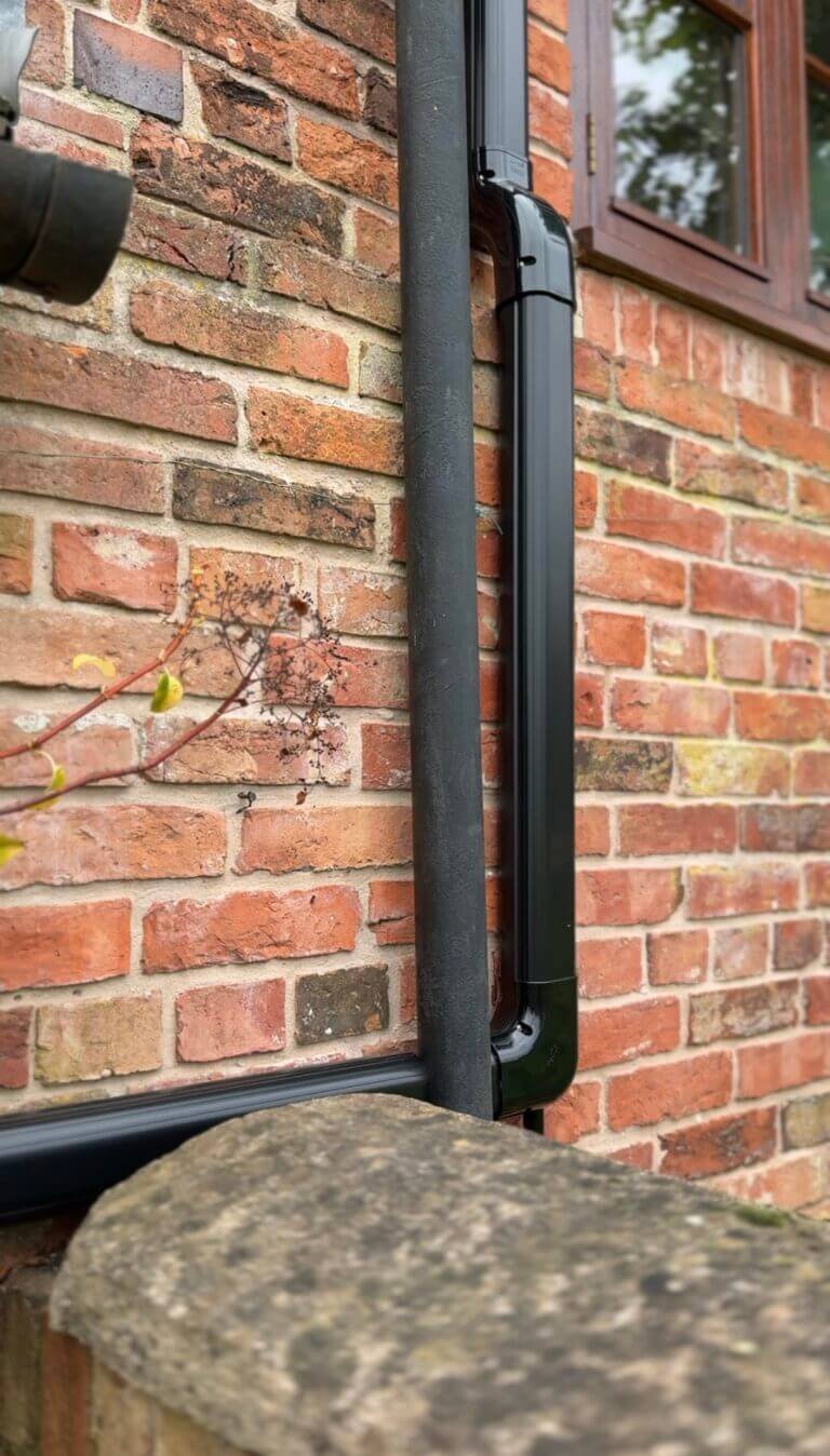 Exterior trunking enclosing pipework