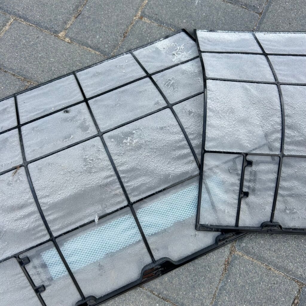 Dirty air conditioning filters