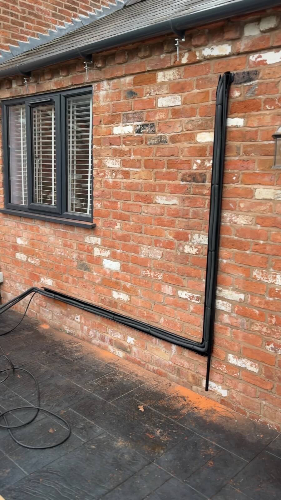 Before air conditioning installation in a Whitchurch home by Drayton Air Conditioning