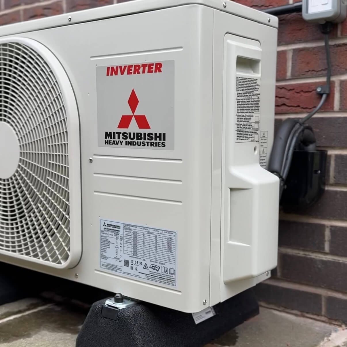 Air conditioning in an extension