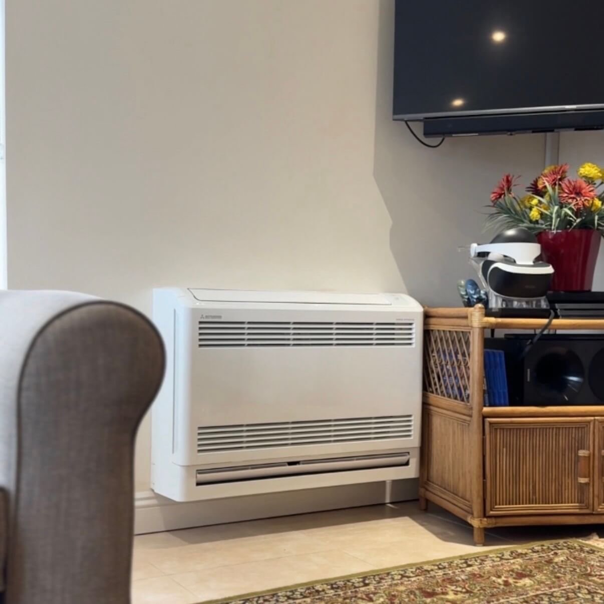 Air conditioning in a home